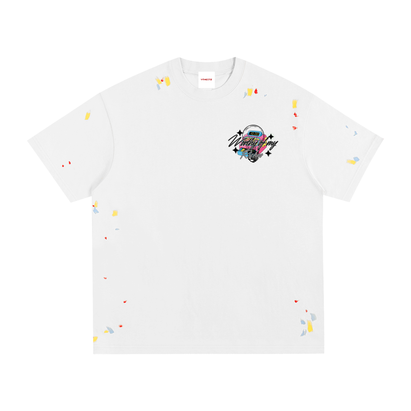 W.O.M.R Paint Splatter T-Shirt