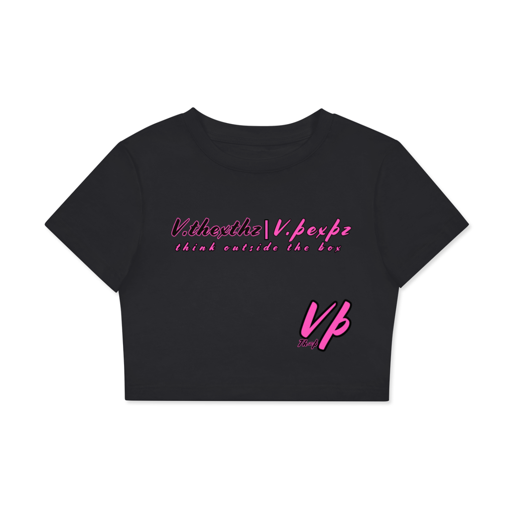 Fitted Crop Cotton T-Shirt