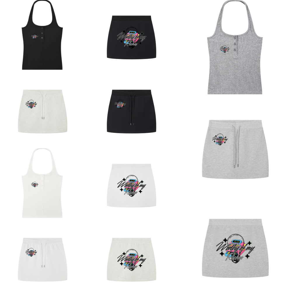 W.O.M.R Essential Drawstring Skirt