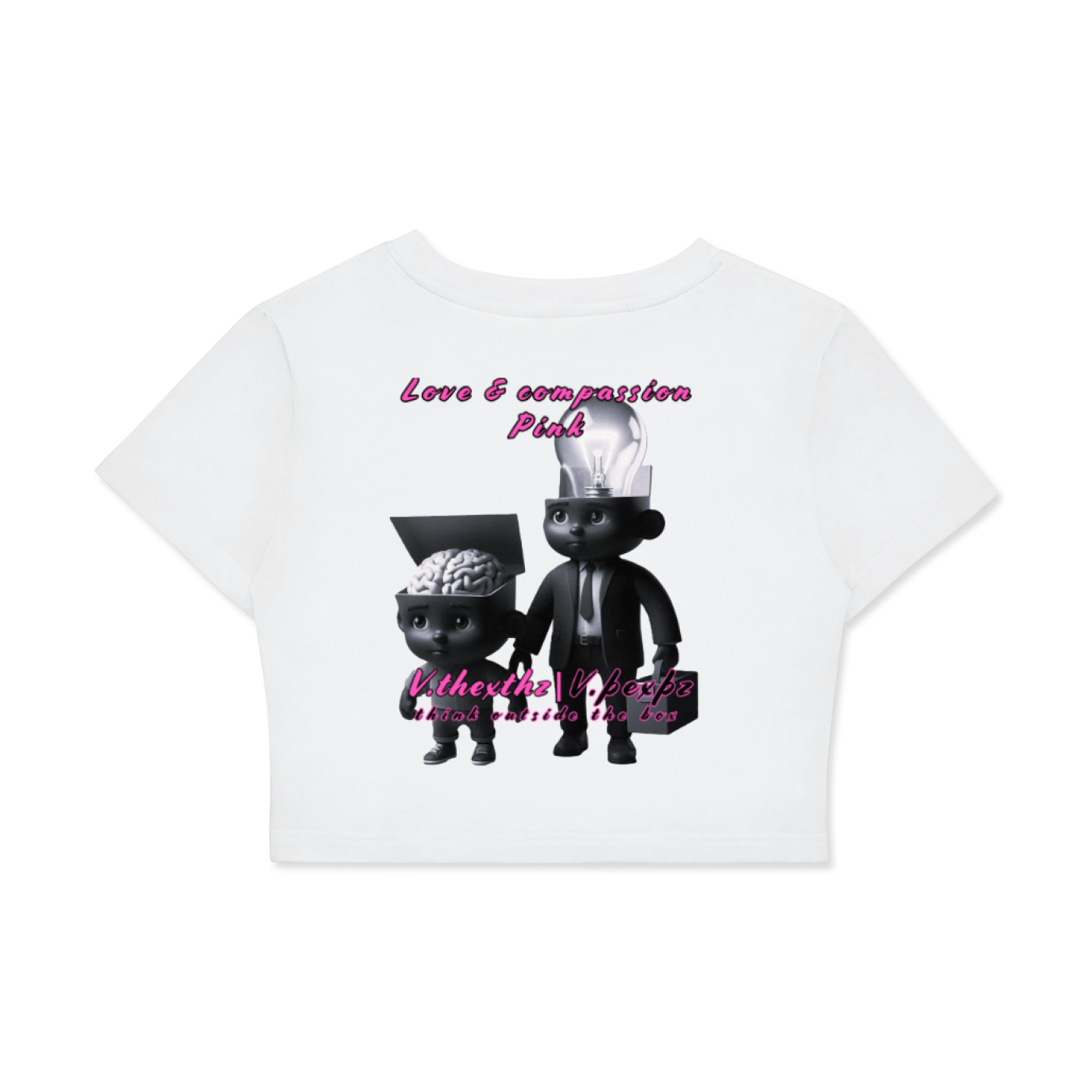 Fitted Crop Cotton T-Shirt