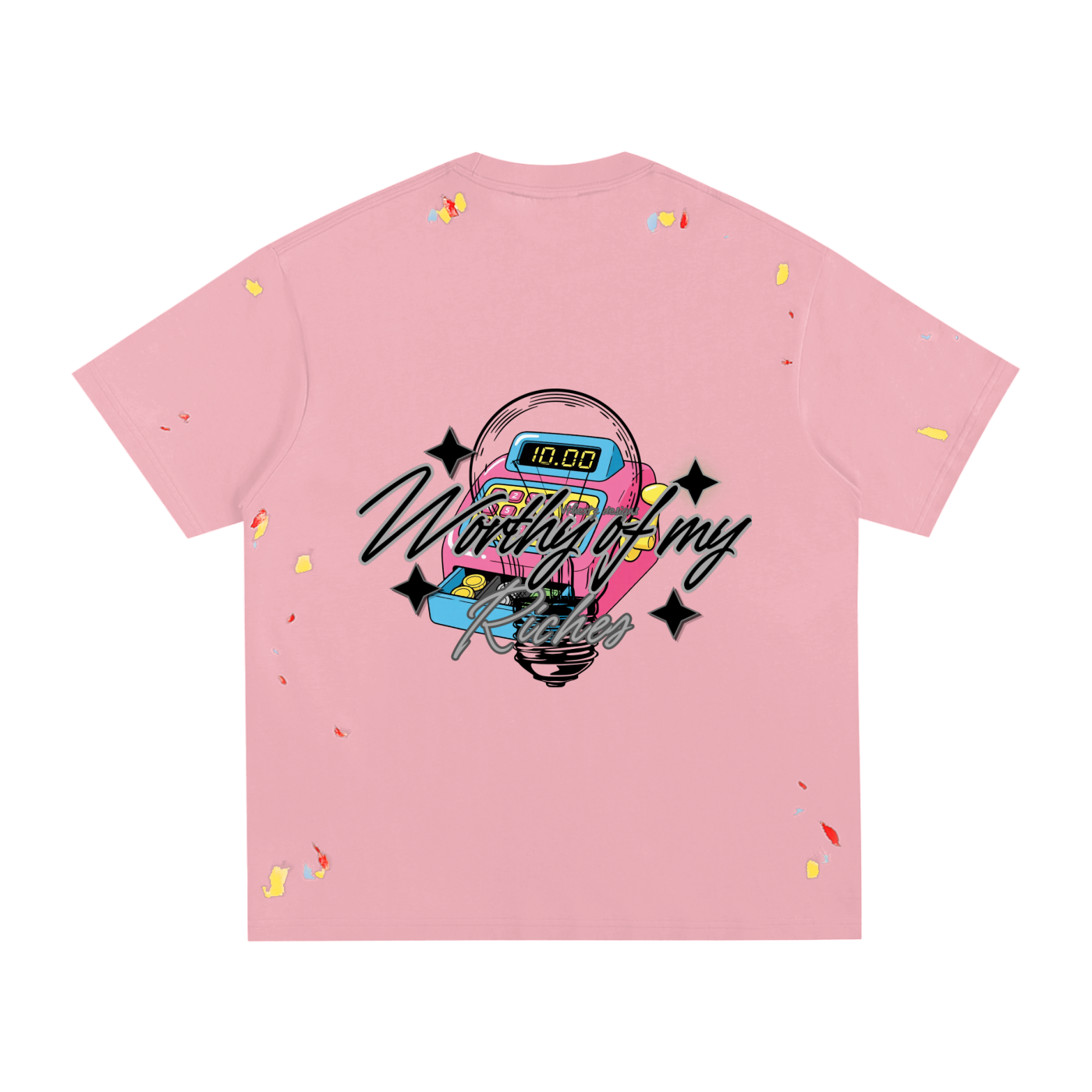 W.O.M.R Paint Splatter T-Shirt