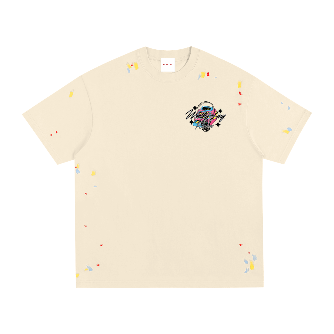 W.O.M.R Paint Splatter T-Shirt